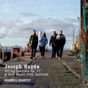 Pochette de String Quartets op. 77 / Folk Music from Scotland de Joseph Haydn