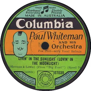 Pochette de Livin' in the Sunlight / You Brought a New Kind of Love to Me de Paul Whiteman and His Orchestra