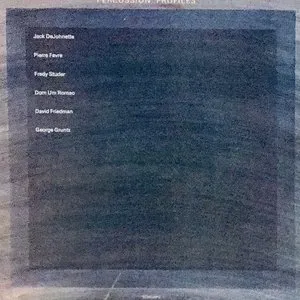 Pochette de Percussion Profiles de Pierre Favre - George Gruntz - Jack DeJohnette