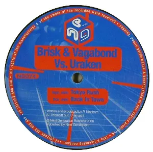Pochette de Tokyo Rush / Back In Town de V.A.G.A.B.O.N.D. - DJ Brisk