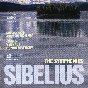 Pochette de The Symphonies de Jean Sibelius - Tchaikovsky Symphony Orchestra - Gennady Rozhdestvensky