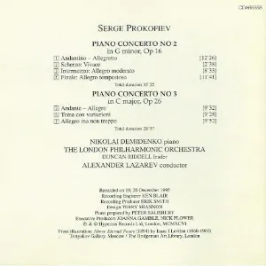 Pochette Piano Concerto no. 2 / Piano Concerto no. 3