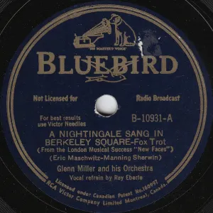 Pochette de A Nightingale Sang in Berkeley Square / Goodbye, Little Darlin', Goodbye de Glenn Miller and His Orchestra