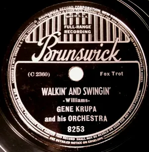 Pochette de Walkin' and Swingin' / Since My Best Gal Turned Me Down de Gene Krupa and His Orchestra