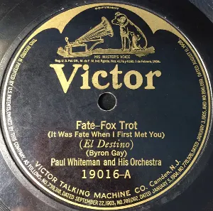 Pochette de Fate / Lady of the Evening de Paul Whiteman and His Orchestra