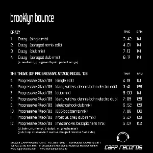 Pochette Crazy / The Theme Of (Progressive Attack) Recall '08
