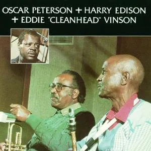 Pochette Oscar Peterson + Harry Edison + Eddie 