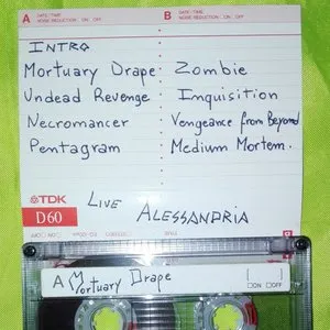 Pochette de Live Alessandria de Mortuary Drape