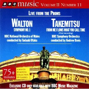 Pochette BBC Music, Volume 2, Number 11: Live From The Proms: Walton: Symphony no. 1 / Takemitsu