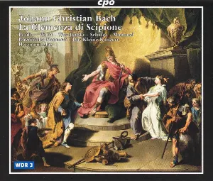 Pochette de La Clemenza di Scipione de Markus Schäfer - Hans-Jörg Mammel - Johann Christian Bach - Rheinische Kantorei - Hermann Max - Das Kleine Konzert
