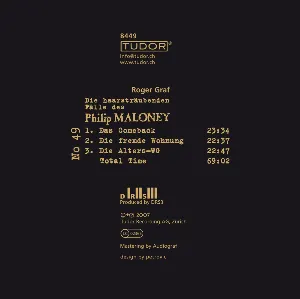 Pochette de Die haarsträubenden Fälle des Philip Maloney, N° 49 de Roger Graf