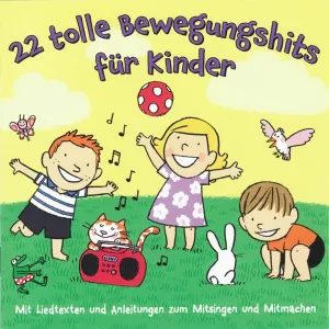 Pochette de 22 tolle Bewegungshits für Kinder de Simone Sommerland, Karsten Glück und die Kita-Frösche