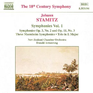 Pochette de Symphonies, Volume 1 de Johann Stamitz