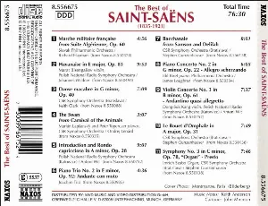 Pochette The Best of Saint-Saëns