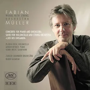 Pochette de Concerto for Piano and Orchestra / Suite for Violoncello and String Orchestra / «Lied des Einsamen» de Zürcher Kammerorchester