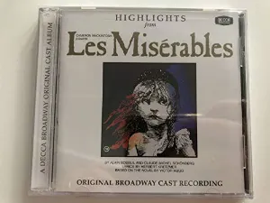 Pochette Les Misérables Original Broadway Cast Recording