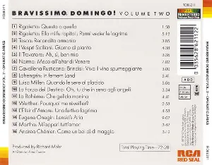 Pochette de Bravissimo, Domingo! Volume Two - Operatic Arias de Plácido Domingo