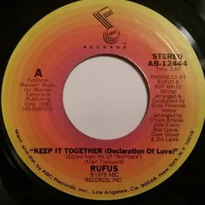 Pochette de Keep It Together (Declaration of Love) / Red Hot Poker de Rufus