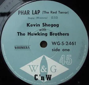 Pochette de Phar Lap (The Red Terror) / Johnny Was a Friend of Mine de Kevin Shegog