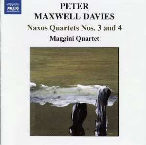 Pochette Naxos Quartets nos. 3 and 4