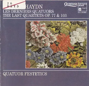 Pochette Les Derniers Quatuors = The Last String Quartets Op. 77 & 103