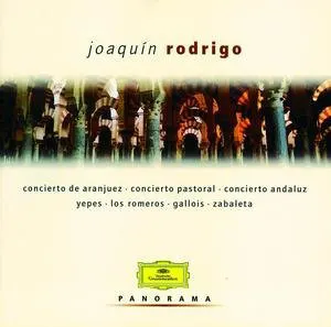Pochette de Panorama de Narciso Yepes - Nicanor Zabaleta - Los Romeros - Patrick Gallois - Joaquín Rodrigo