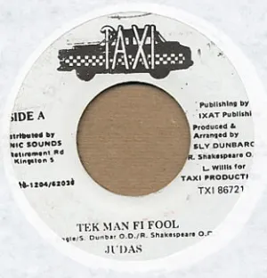 Pochette de Tek Man Fi Fool de Judas