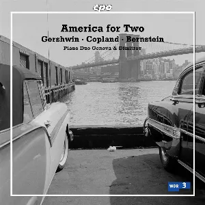 Pochette de America for Two de George Gershwin - Aaron Copland - Leonard Bernstein