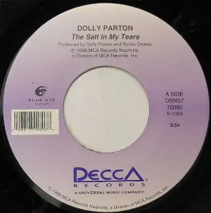 Pochette de The Salt in My Tears / Hungry Again de Dolly Parton