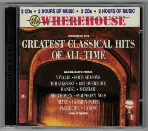 Pochette de Greatest Classical Hits of All Time de Ludwig van Beethoven - Johann Pachelbel - George Frideric Handel - Georges Bizet - Pyotr Ilyich Tchaikovsky - Antonio Vivaldi