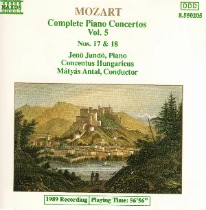 Pochette Complete Piano Concertos, Volume 5: Nos. 17 & 18