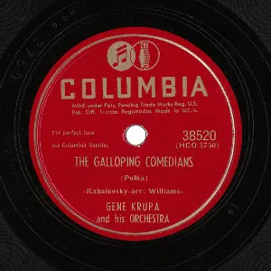 Pochette de The Galloping Comedians / Swiss Lullaby de Gene Krupa and His Orchestra