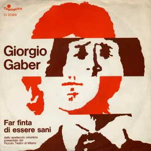 Pochette de Far finta di essere sani de Giorgio Gaber