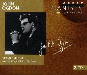 Pochette de Great Pianists of the 20th Century, Volume 72: John Ogdon I de John Ogdon