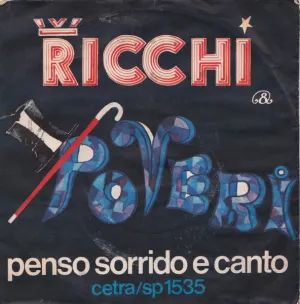Pochette de Penso sorrido e canto de Ricchi e Poveri