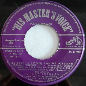 Pochette de Jordaan potpourri, no. 4 / Jordaan potpourri, no. 5 de Johnny Jordaan