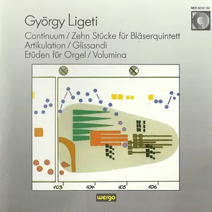 Pochette Continuum / 10 Stücke für Bläserquintett / Artikulation / Glissandi / 2 Etüden / Volumina