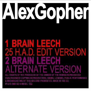Pochette de Brain Leech #1 de Alex Gopher
