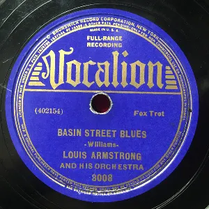 Pochette de Basin Street Blues / St. Louis Blues de Louis Armstrong & His Orchestra