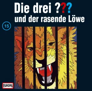Pochette de Die drei ??? 15: und der rasende Löwe de Die drei ???