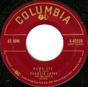Pochette de Hawk-Eye / Your Love de Frankie Laine
