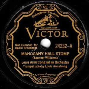 Pochette de Mahogany Hall Stomp / High Society de Louis Armstrong & His Orchestra