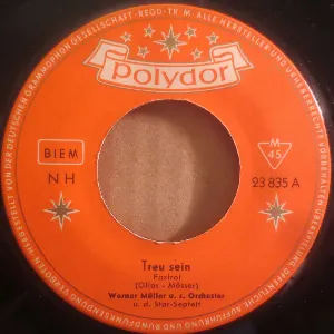 Pochette de Treu sein / Echo-Waltz de Werner Müller und sein Orchester