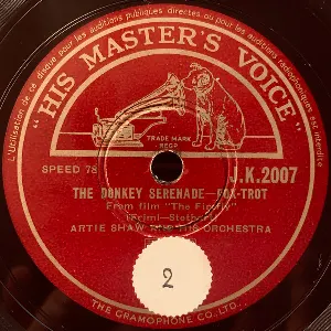 Pochette de The Donkey Serenade / My Heart Stood Still de Artie Shaw and His Orchestra
