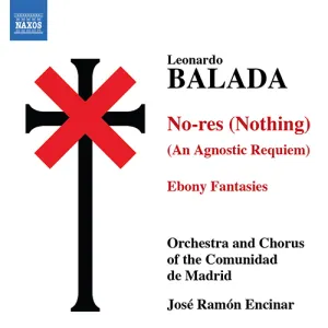 Pochette de No-res (Nothing) (An Agnostic Requiem) / Ebony Fantasies de Leonardo Balada