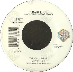 Pochette de T-R-O-U-B-L-E de Travis Tritt