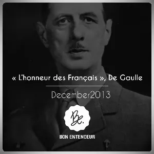 Pochette L’Honneur des Français, De Gaulle
