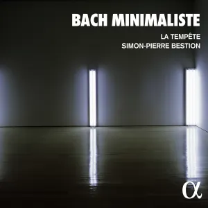 Pochette de Bach minimaliste de Simon‐Pierre Bestion