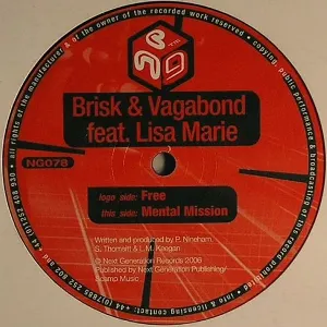Pochette de Free / Mental Mission de V.A.G.A.B.O.N.D. - DJ Brisk