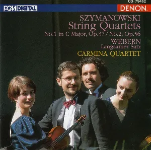 Pochette String Quartets nos. 1 & 2 / Langsamer Satz